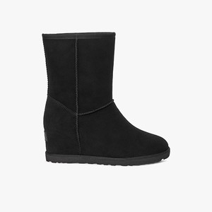 Ugg Classic Femme Short Women Classic Boots Black (9376WFYIP)